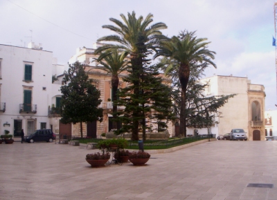 Piazza Roma a Martina Franca (Taranto) in Puglia